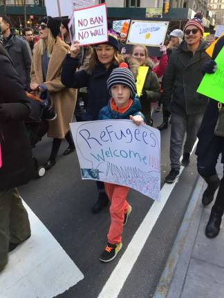 Church Street and Trinity Place on Sunday afternoon. Photo: Val Castronovo
