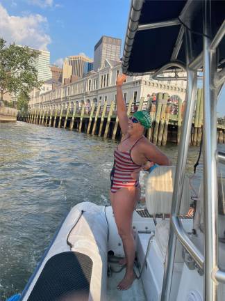 Fleur Sohtz, a 46 year old long distance swimmer, is ready to take another plunge. Next month she plans to swim the English Channel as the final legal on a long distance triple crown.