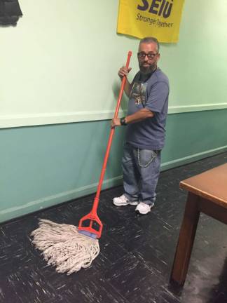 Ralph Archer, a janitor at Henry Hudson Junior High School. Photo: Annie Nova