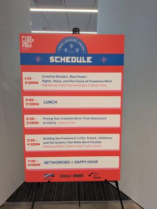 Freelancers Union “Freelance Isn’t Free Day” included panels, lunch and networking.