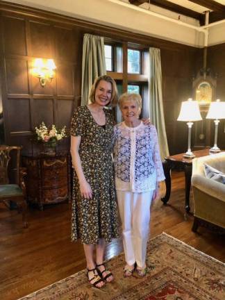 It was an email from former Rockette Sandy Lachenauer (right) about the secret rooms in Radio City Music Hall that spurred author Fiona Davis to set her latest novel in that venue. Photo: Courtesy Sandy Lachenauer.