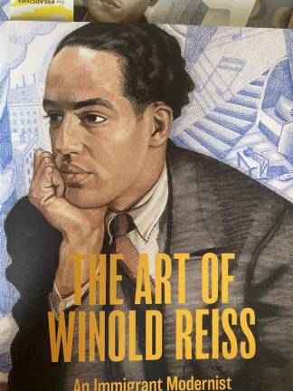 Cover of catalogue for “The Art of Winold Reiss” exhibition at the New-York Historical Society is a painting of Langston Hughes by Reiss. Photo: Mike Oreskes