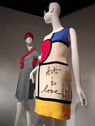 Franco Moschino’s “Art Is Love” dress is included in the Metropolitan Museum’s “In Pursuit of Fashion.” Photo: Adel Gorgy