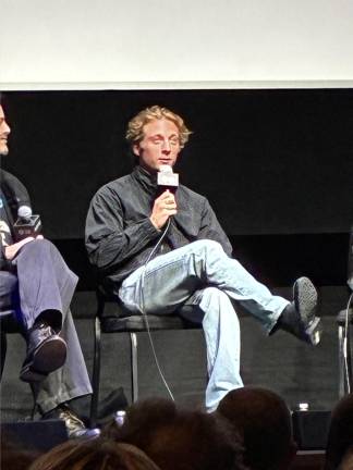 Jeremy Allen White, who stars as young Bruce, said he did not want to infringe on anyone’s image of the man who became a rock superstar but wanted to give movie goers a glimpse of a young man searching for meaning. White sang all the songs in the biopic himself and was relieved when Springsteen approved.