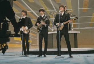 When the Beatles performed on the Ed Sullivan Show on Feb. 9, 1964, that attracted 73 million viewers, at the time the largest tv audience in history.