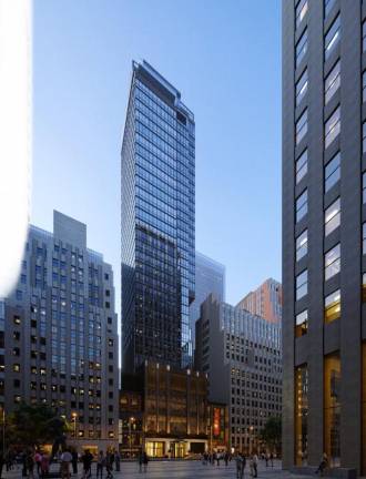 The hotel will tower to roughly 33 stories.