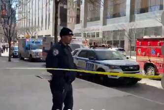 Police and the FDNY responded to a suspicious package in the lobby of Memorial Sloan Kettering Cancer Center on March 14 for what was initially feared to be an explosive. A former employee indentified as William Johnson was charged days later.