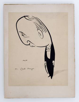 Max Beerbohm, Mr. Carl Meyer, c. 1910, 7.9 x 11.2 in. (framed size). Private Collection, United Kingdom