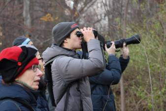 <b>Birders from the local chapter of the Audubon Society who are used to looking for Flaco the owl in Central Park are now looking for a new name after the board of directors said it no longer wants to use Audubon in its title.</b> Photo: Meryl Phair