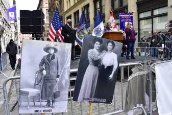 At the Triangle Shirtwait Memorial, March 25, 2026.