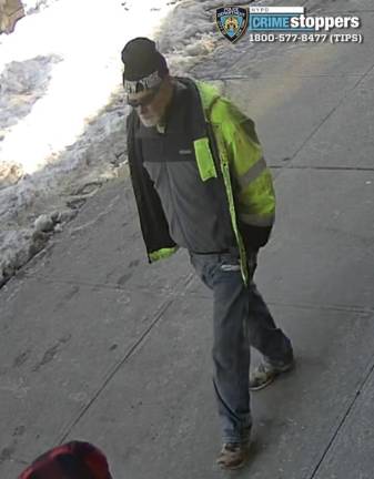 Wanted for hate crime in near 360 Lenox Avenue in Harlem, Feb. 4, 2026.