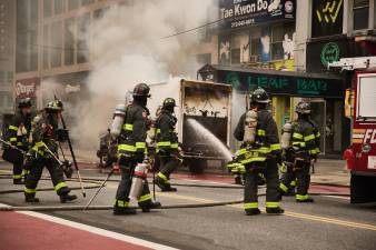 FDNY responded to a call about a truck fire in Chelsea at 3:11 p.m. on July 5 and discovered e-bikes with lithium ion batteries had erupted.
