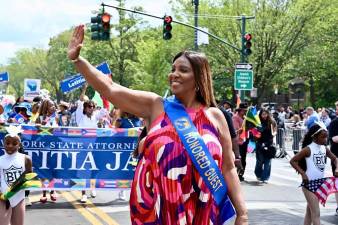 Attorney General Letitia James at the West Indian Day Parapde, Sept. 1, 2025