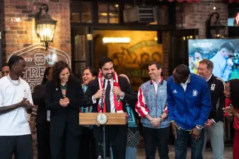 Mayor Zohran Mamdani announced that he would be awarding 1000 New Yorkers with $50 tickets to FIFA World Cup matches May 21. (Credit: NYC Office of the Mayor)