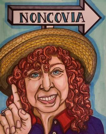 Mona in Noncovia. Artwork: keelyodell.com