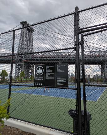 Brian Watkins Tennis Center, six courts with a new all-weather surface.