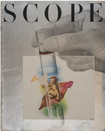 Cover, “Scope Magazine,” November 1941. Designer: Will Burtin.Will Burtin Papers, Cary Graphic Arts Collection, Rochester Institute of Technology. Photo courtesy of The Jewish Museum