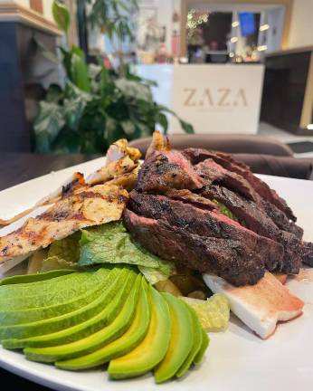 The signature Zaza salad at Zaza Diner, 104 Greenwich St.