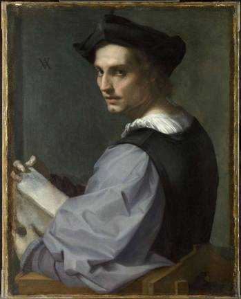 Andrea del Sarto (1486&#x2013;1530), Portrait of a Young Man, ca. 1517&#x2013;18 &#xa0;Oil on canvas, 28 1/2 x 22 1/2 inches &#xa0;National Gallery, London &#xa0;&#xa9; The National Gallery, London