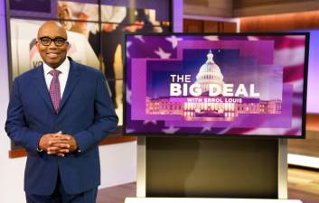 <b>Veteran political correspondent Errol Louis of Spectrum News NY1 kicked off his latest news show, “The Big Deal” across the network covering the ins and outs of national politics.</b> Photo: Spectrum News NY1