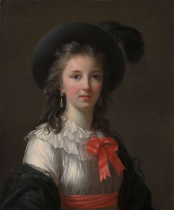 Elisabeth Louise Vig&#xe9;e Le Brun (French, Paris 1755&#x2013;1842 Paris). &#x201c;Self-Portrait with Cerise Ribbons. Ca. 1782, oil on canvas, 25 1/2 x 21 1/4 in. (64.8 x 54 cm). Kimbell Art Museum, Fort Worth, Texas (ACK 1949.02).