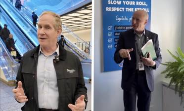 A Tale of Two Bosses: MTA honcho Janno Lieber (left) and Amtrak’s Penn Station czar Andy Byford.