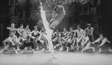 Hinton Battle in “<i>The Tap Dance Kid” </i>for which he won his second Tony award in 1984 for best featured actor in a musical. Photo: Martha Swope. Billy Rose Theatre Division. NYPL Digital Collections Image ID: swope_258388
