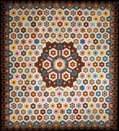 Elizabeth Van Horne Clarkson, Honeycomb Quilt, ca. 1830, The Metropolitan Museum of Art, Public Domain image