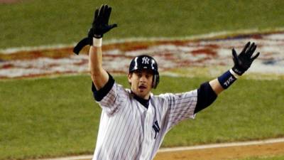Light hitting third baseman Aaron Boone propelled the Yankees past the Red Sox in what Fandom called one of the all time great rivalry victories, which came 20 years ago in the 2003 playoffs. Photo: Fandom