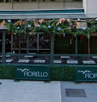 Other restaurants in the Fireman portfolio include Café Fiorello (above), located on Broadway, as well as the Brooklyn Diner chain.