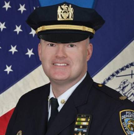 William Gallagher, a 24 year NYPD veteran, was promoted from deputy inspector to inspector in Feburary. Photo: NYPD