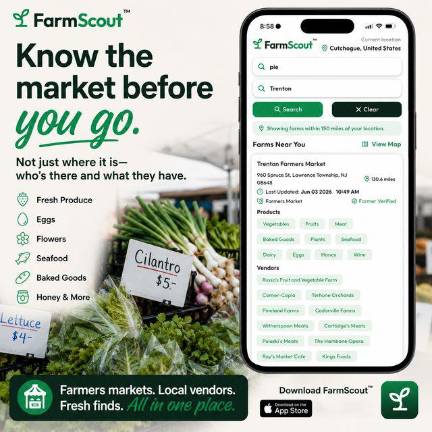 FarmScout allows users to search for farmers markets, local vendors and products.