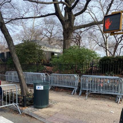 The barricades have plagued Upper East Siders for the past few years. Photo: Office of Council Member Julie Menin
