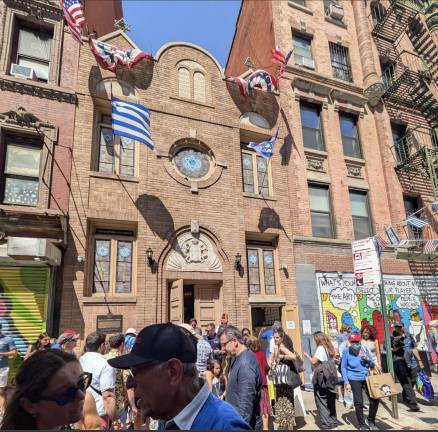 Annuel Greek Jewish Festival organized by Kehila Kedosha Janina synagogue on Broome Street.