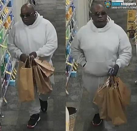 Wanted for Grand Larceny, June 10, 2025, at the 1396 Second Ave. CVS at 72nd Street.