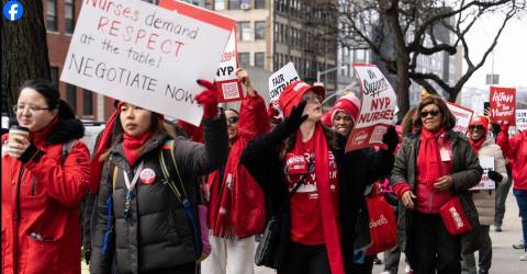 15,000 Nurses Begin Strike Against Mount Sinai and New York Presbyterian Hospitals