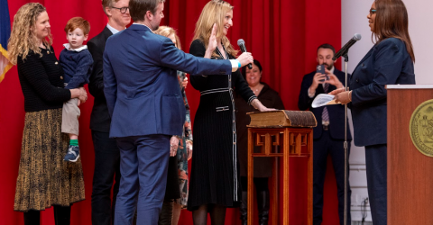 Virginia Maloney Draws Political Power Elite to Swearing In Ceremony at Hunter College