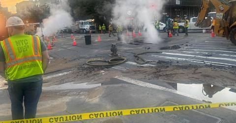 Water Main Bursts, Snarls Traffic in East Village for 6 Days