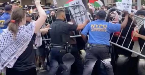 Park East Synagogue Protest Tests NYPD, Mamdani, Buffer Zone Policy
