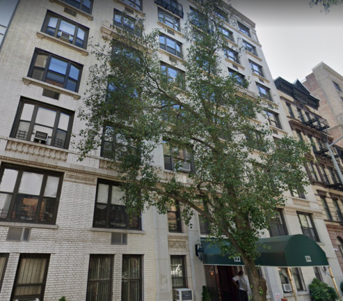 122 East 82nd Street, between Park and Lexington Avenues was scene of an apparent suicide on Sunday. Photo via Google Maps