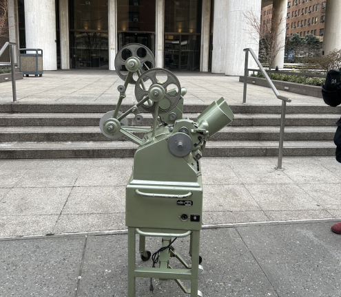 The Moviola, now featured in <i>Good Night, and Good Luck</i> on Broadway, was an extremely innovative tool for TV news in the 1940s. For the first time, it allowed producers to view and edit film at the same time.