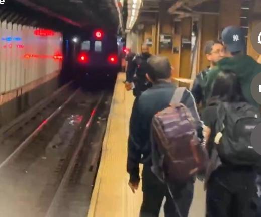 L train near Union Sq. station stopped after young woman was fatally struck on June 16.