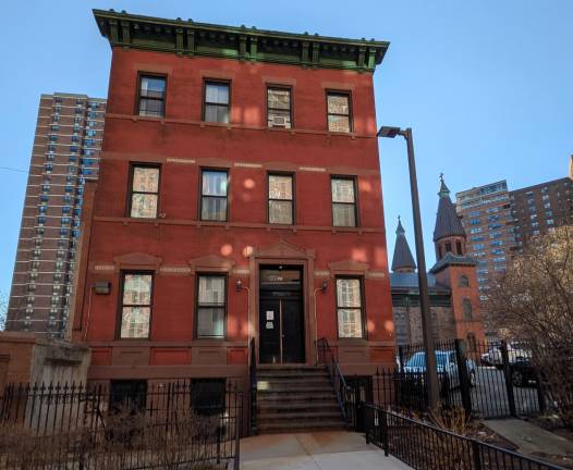 Church of St. Mary’s rectory on Attorney Street, now closed since the parish is now administered by the nearby Our Lady of Sorrows Church.
