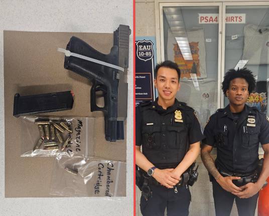 Downtown officers have been looking for, and finding, illegal guns on the Lower East Side.