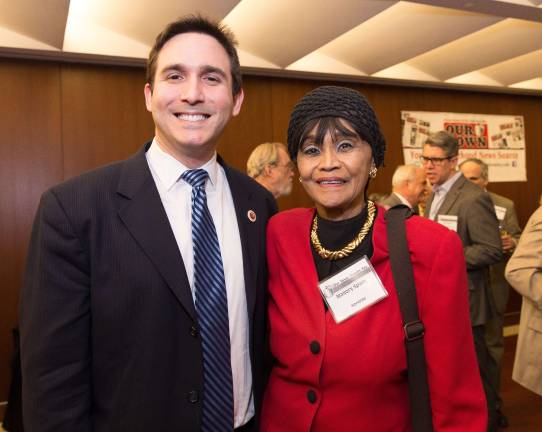Councilmember Ben Kallos and honoree Mallory Spain