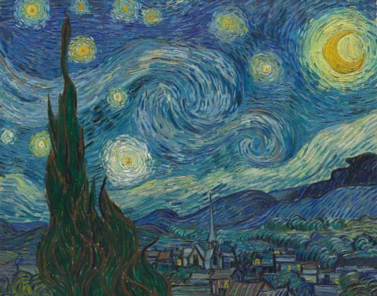 <b>The Starry Night. Saint RÃ©my, June 1889. Oil on canvas; Acquired through the Lillie P. Bliss Bequest. Digital Image ©The Museum of M.</b> Photo: The Museum of Modern Art