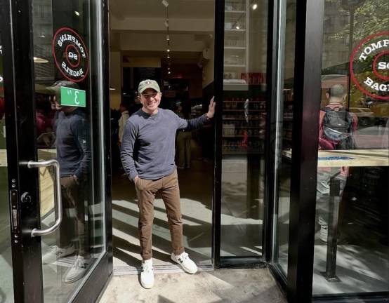 Tompkins Square Bagels owner Christopher Pugliese.