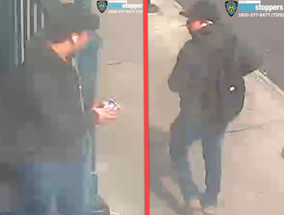 Suspect wanted for forcible touching, April 25, 2025.