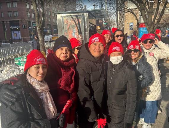 Despite the civil disobedience arrrest of 13 people at one demonstration on Feb. 5, nurses said spriits remained high and protests were peaceful.