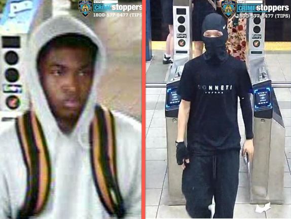 Left: Wanted for forcible touching in Herald Square. Right: Wanted for chain snatching on W. 29th St.